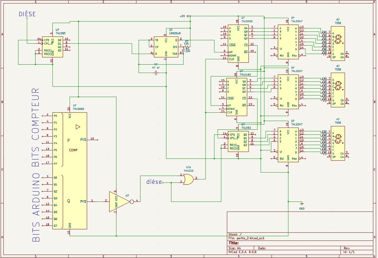 ELE1001 circuit breadboard layout
